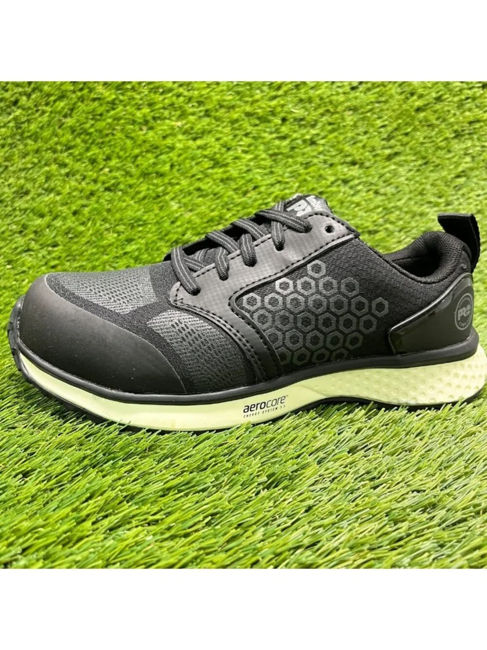 Timberland PRO Reaxion Womens Size 6 Black Composite Toe Safety Work Shoes